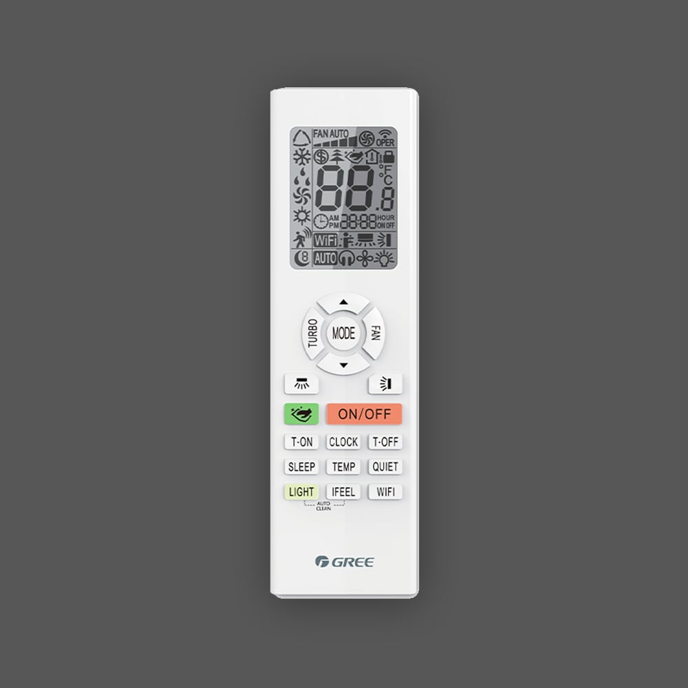 Gree G-Tech klíma távirányítója